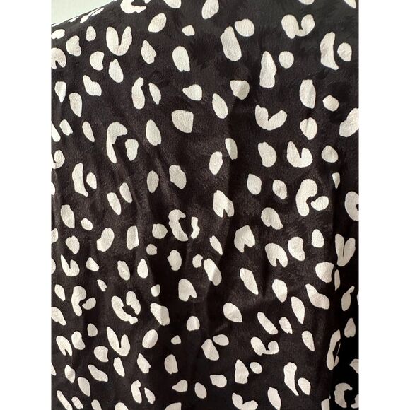 Art Class Black & White Spot Print Longline Kimono Open Front Cardigan Girls XL - Picture 7 of 8